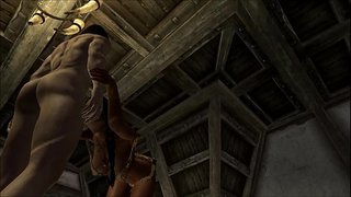 Elder Porno V: Skyrim - Gadis yg bersumpah palsu Menyebalkan dan Fucks