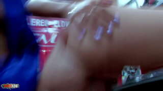 ���ुंदर मंगा लड़की गड़बड़ कर दिया और गधे गड़बड़