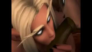 ليلة قزم الإناث و درايني الإناث تمتص جعل شركة مصفاة نفط عمان.