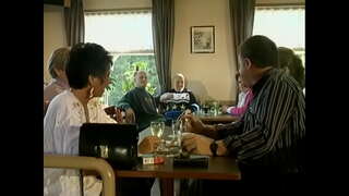 Belgische oma के एन opa में रहने (बेल्जियम दादी और grampas में)