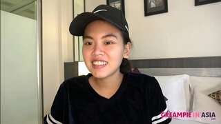 Thajské dívky obruby bobr a dostane creampied